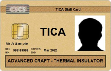 TICA-ACAD card front
