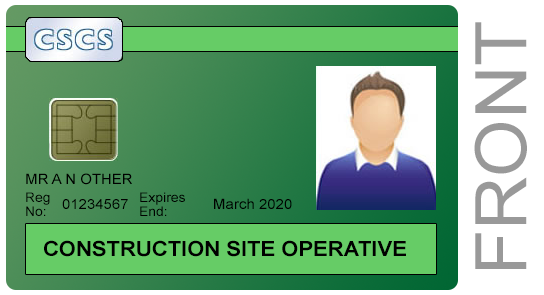 CSCS card front