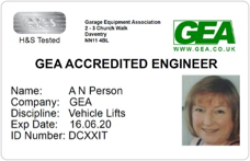 GEA card front