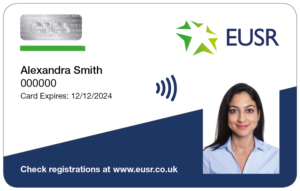 EUSR card front